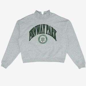 '47 Fenway Park Massachusett Stadium Logo Grey Gray Women's Sweater
